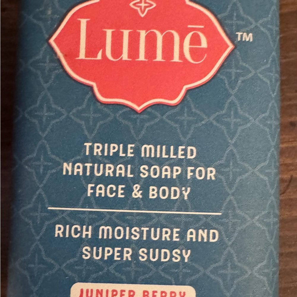 Lume Juniper Berry Natural Soap